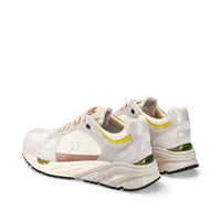 Sneakers in camoscio pelle e tessuto 
