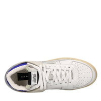 Sneakers modello HIGH COMBO in pelle e camoscio 