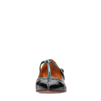 Décolleté modello JENU in pelle con motivo geometrico 
