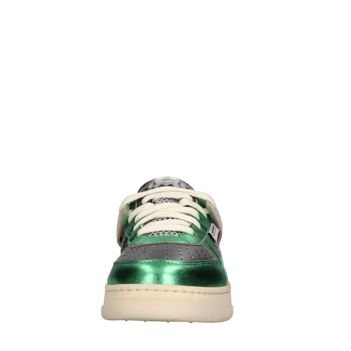 Sneakers modello LOW METAL in pelle e camoscio 
