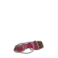 Sandali in pelle e strass 