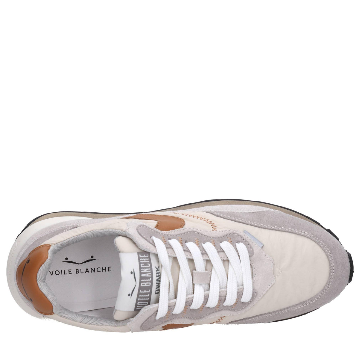 Sneakers in camoscio pelle e tessuto 