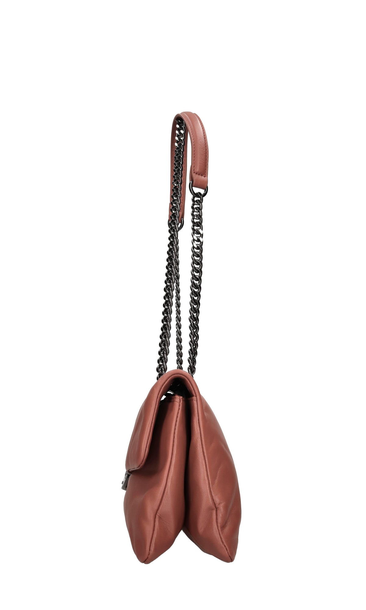 Borsa Alexis Fluffy in pelle 