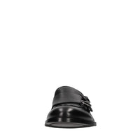 Mocassini doppia fibbia in pelle 