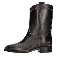 Stivaletti texani in pelle 