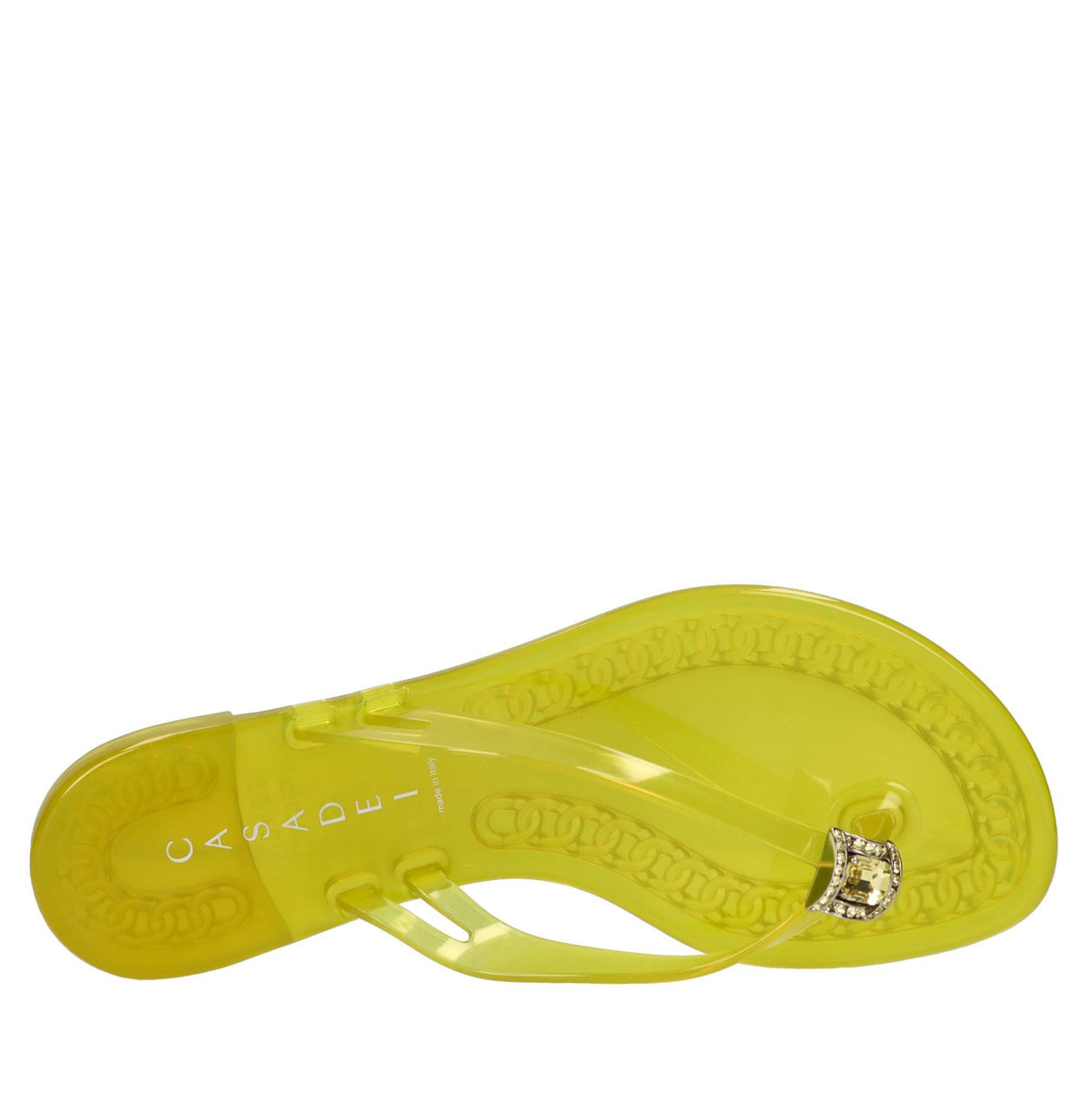 Sandali flat Jelly in PVC e Swarovski 