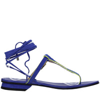 Sandali flat infradito in pelle 