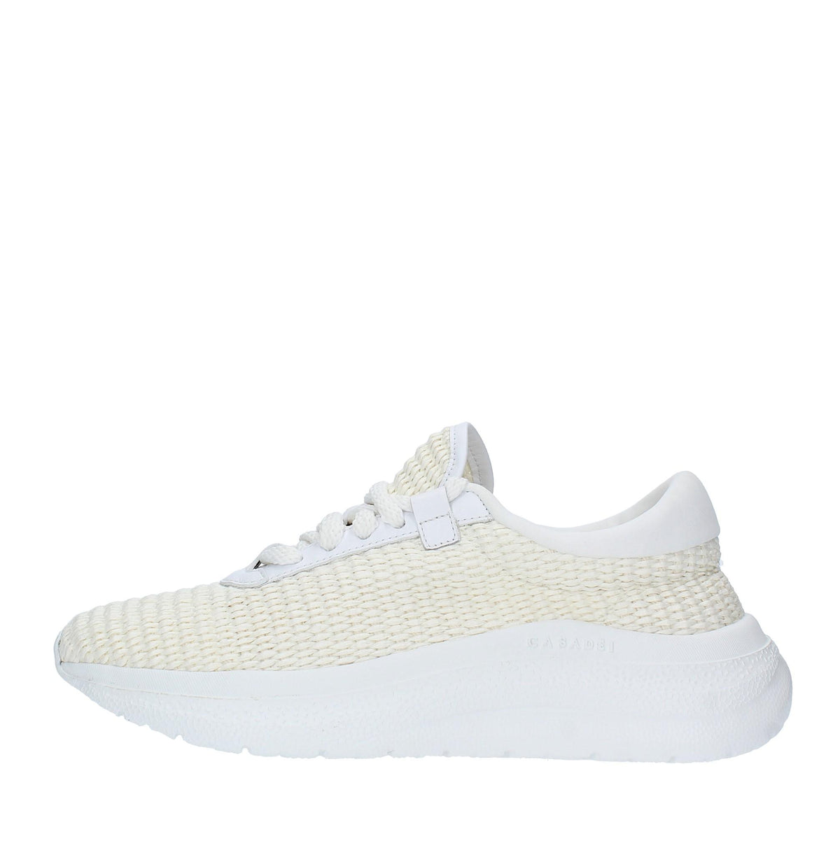 Sneakers CASADEI modello MIA in pelle e rafia 