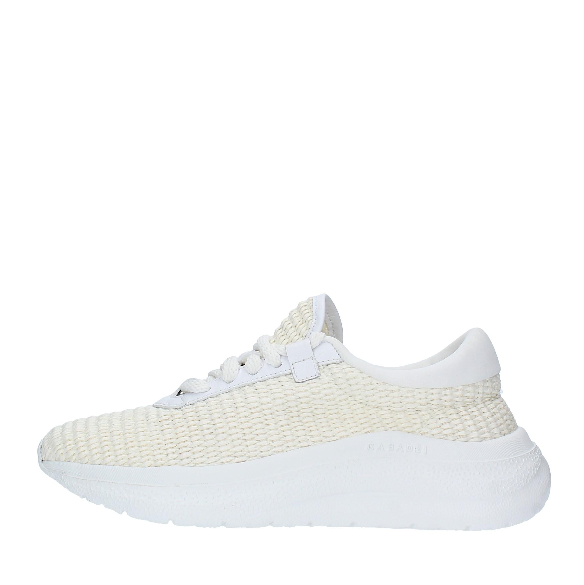 Sneakers CASADEI modello MIA in pelle e rafia 