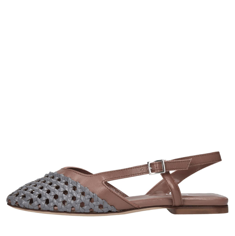 Ballerine slingback in pelle 