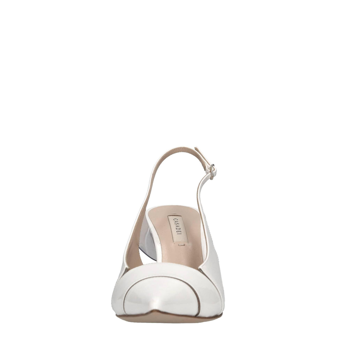 Décolleté slingback Blade in vernice e plexi 