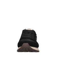 Sneakers in camoscio e tessuto 