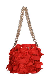 Borsa Night Edition Bows in raso 