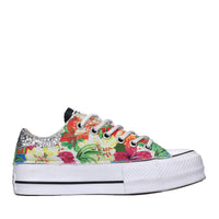 Sneakers in tessuto e glitter 