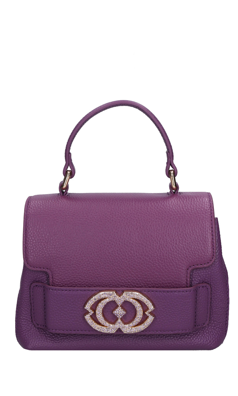 Borsa Grace in pelle martellata 