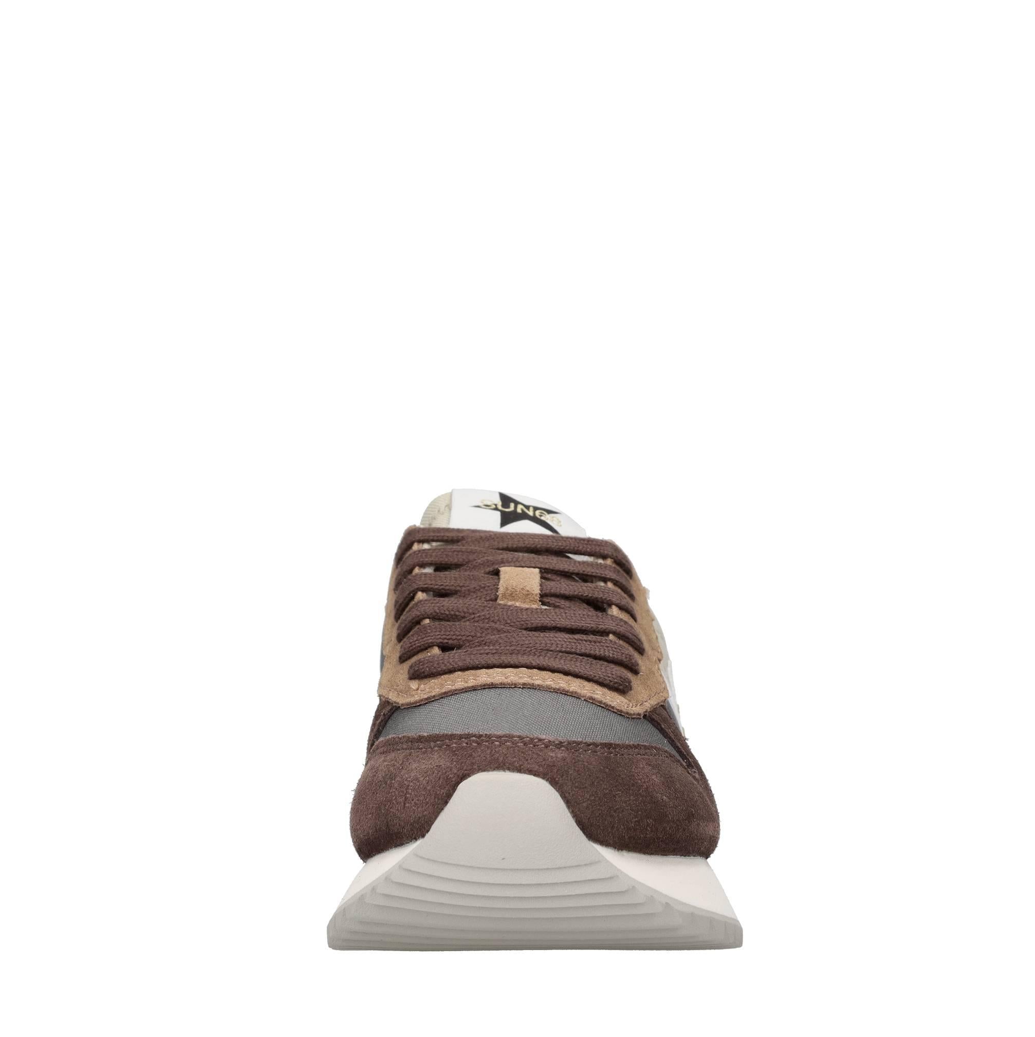 Sneakers modello Z44209 SUN68 in pelle scamosciata e tessuto traspirante 