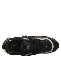 Sneakers in ecopelle e tessuto 