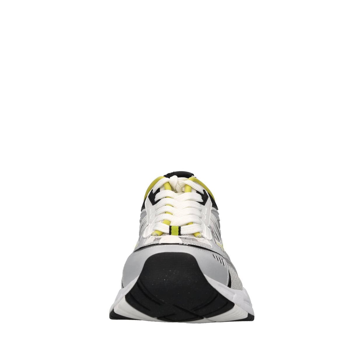 Sneakers in ecopelle e tessuto 