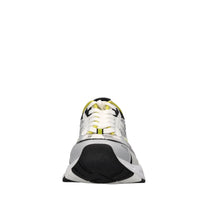 Sneakers in ecopelle e tessuto 