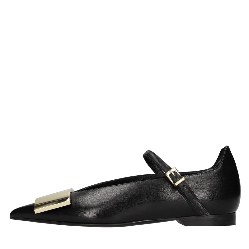 Ballerine in pelle 