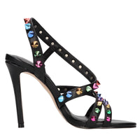Sandali modello JENNY in pelle ed ecopelle 