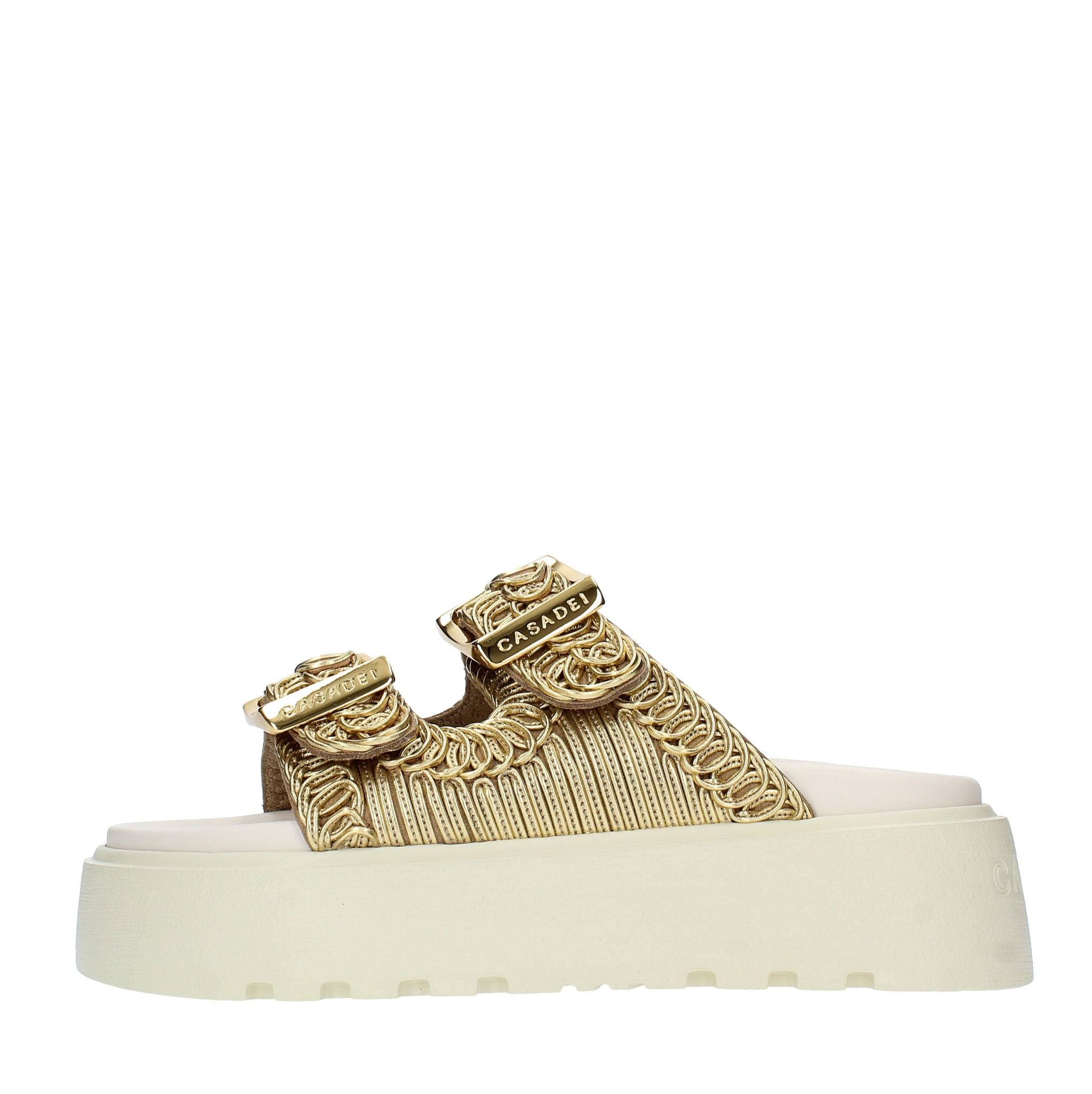 Sandali Flat CASADEI modello BIRKY-ALE in ecopelle 