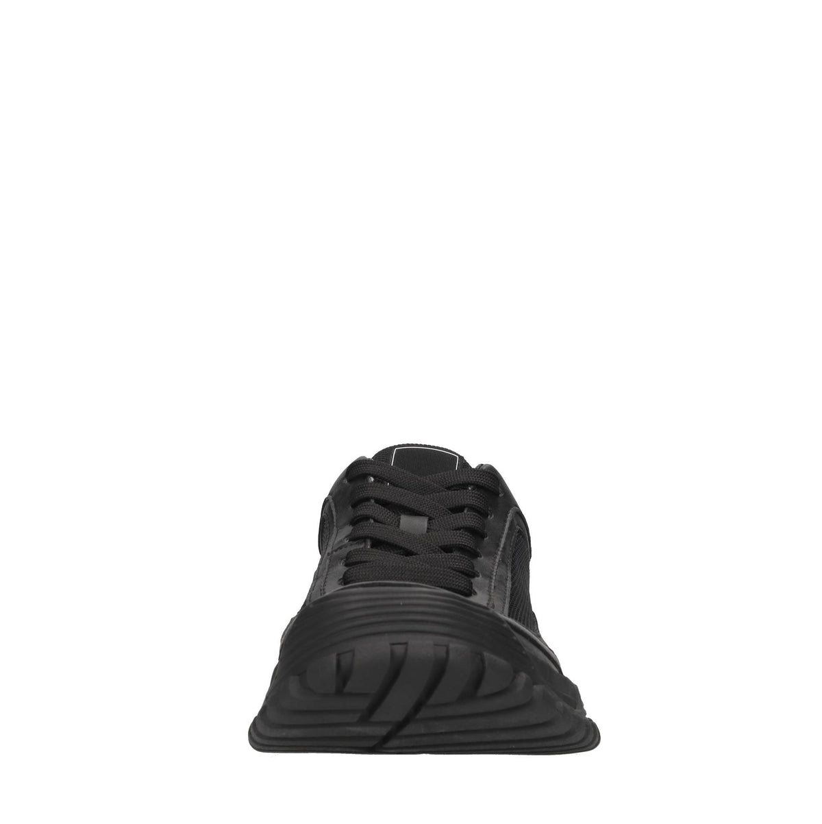 Sneakers in pelle e tessuto 