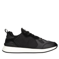 Sneakers in camoscio ed ecopelle 