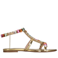 Sandali flat Ellen in pelle 