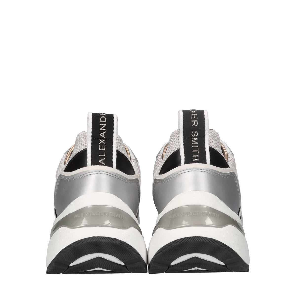 Sneakers in pelle, ecopelle e tessuto 