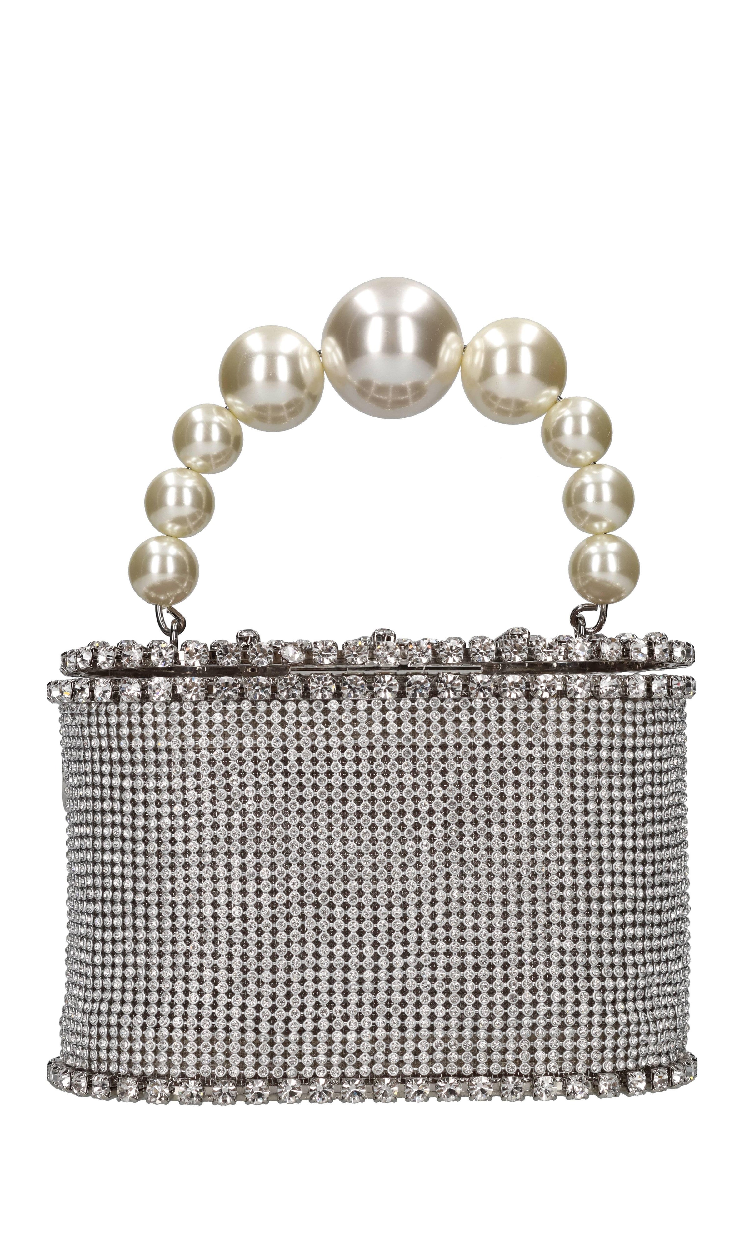 Borsa Holli luce in strass e metallo 