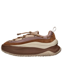 Sneakers in camoscio e tessuto 