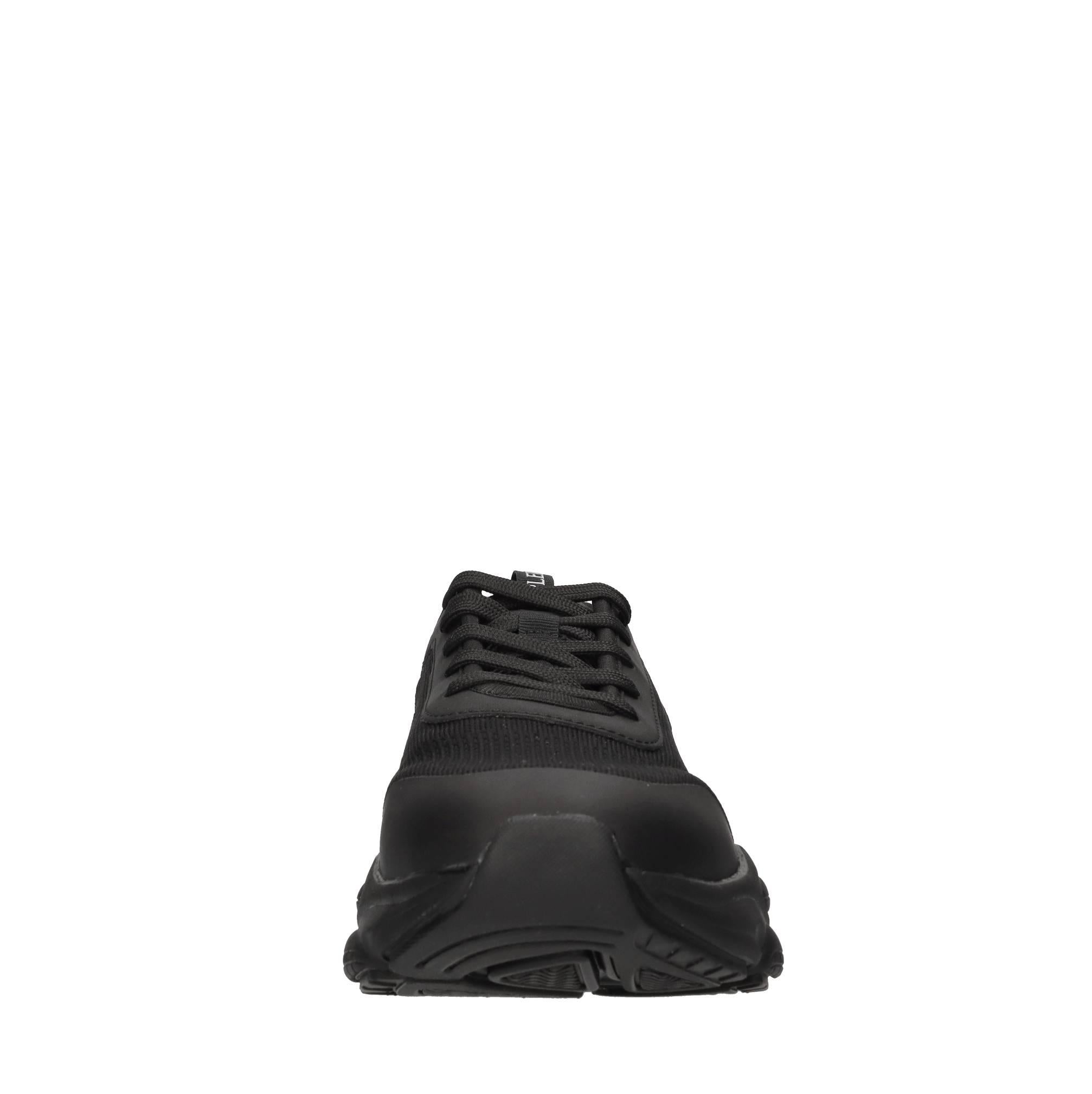Sneakers in ecopelle e tessuto 