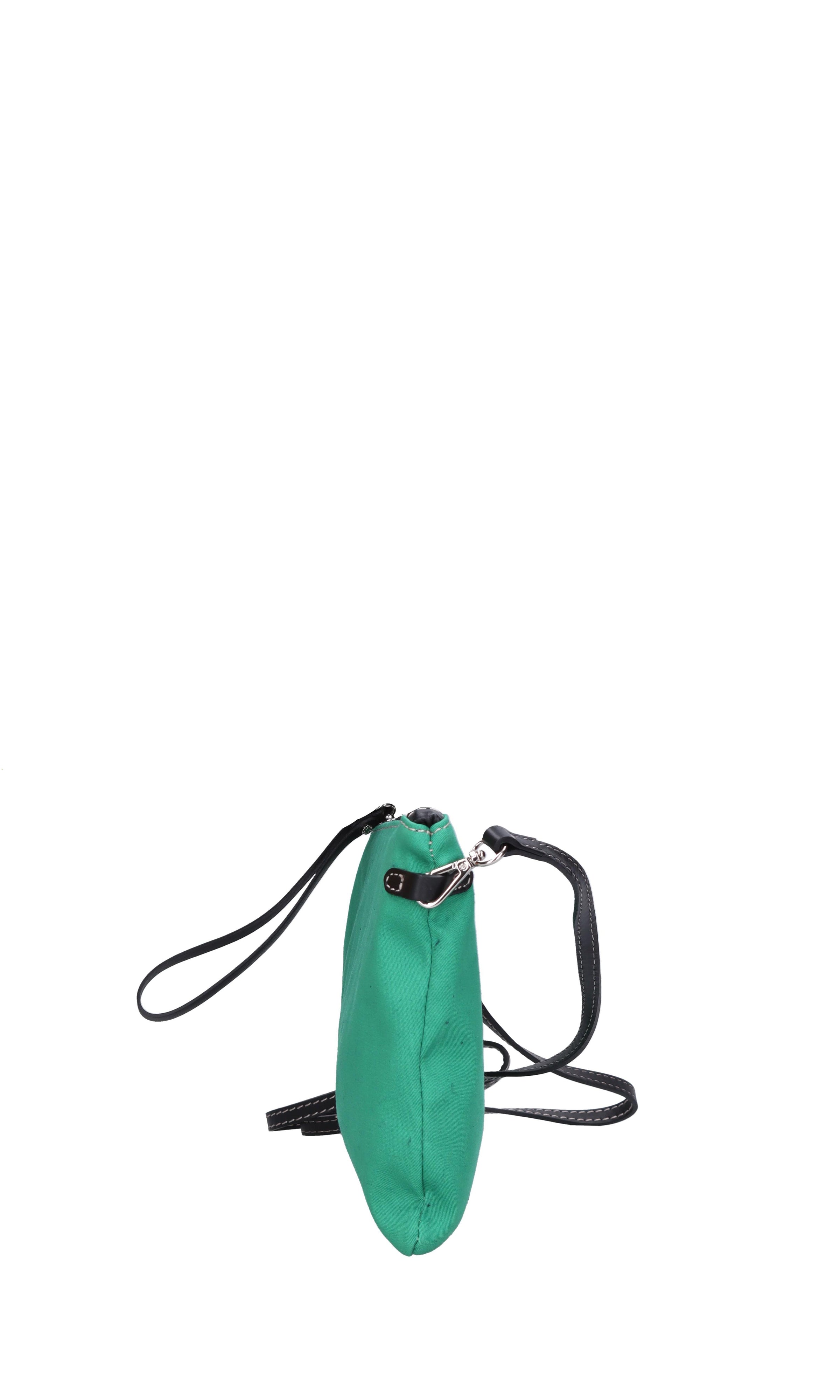 Borsa in tessuto e pelle 