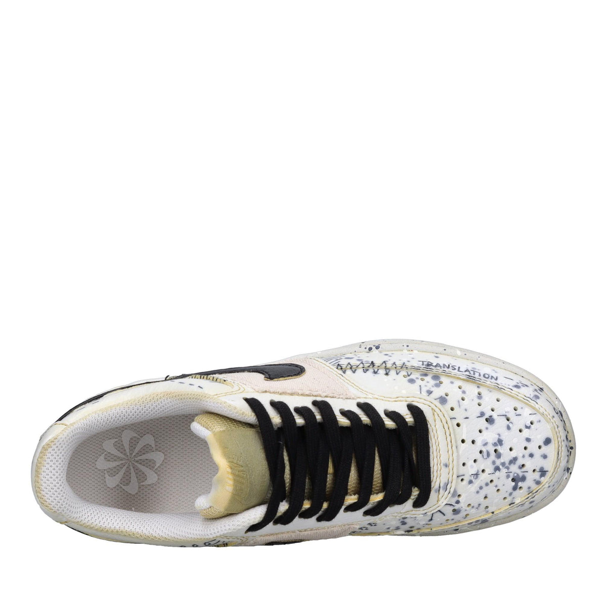 Sneakers in ecopelle e tessuto 