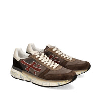 Sneakers Mick Var 7714 in camoscio, ecopelle e tessuto 