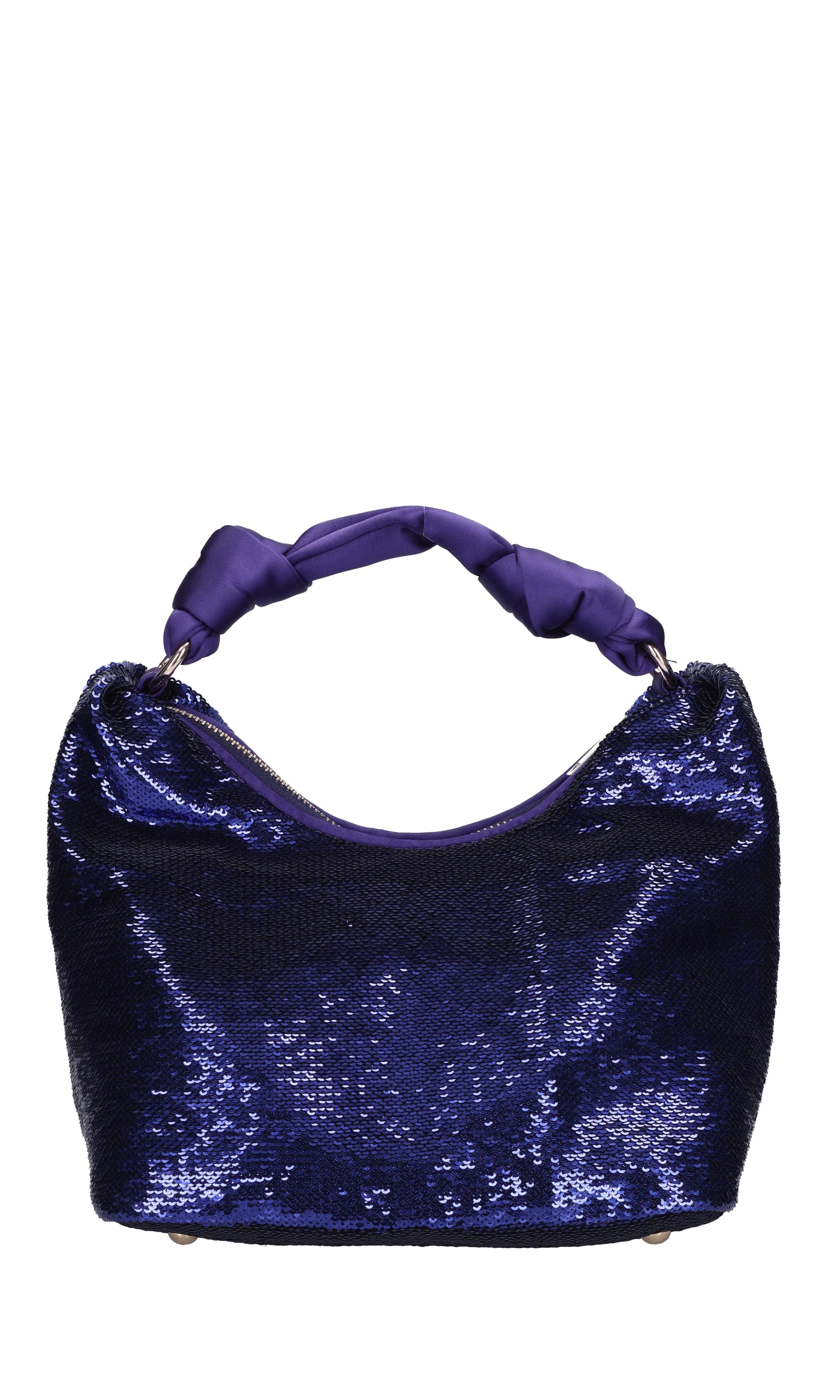 Borsa in tessuto e paillettes 