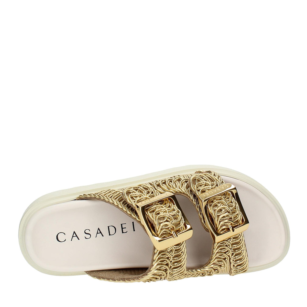 Sandali Flat CASADEI modello BIRKY-ALE in ecopelle 