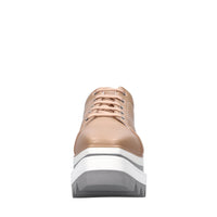 Sneakers in ecopelle e tessuto 