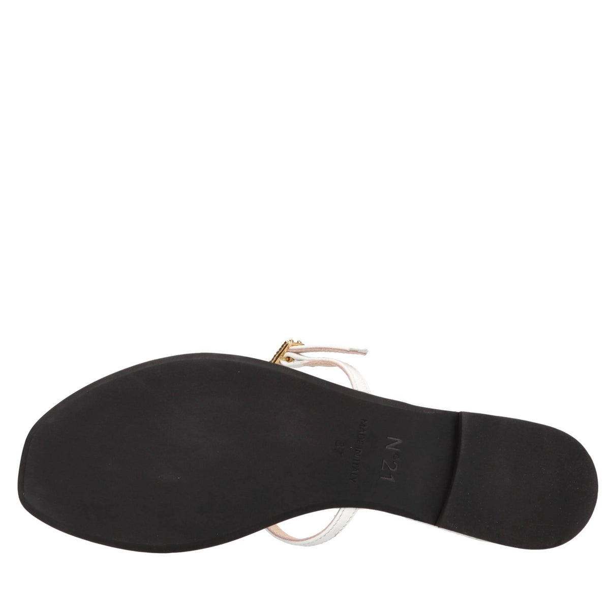 Sandali flat in pelle 