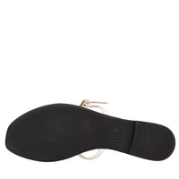 Sandali flat in pelle 