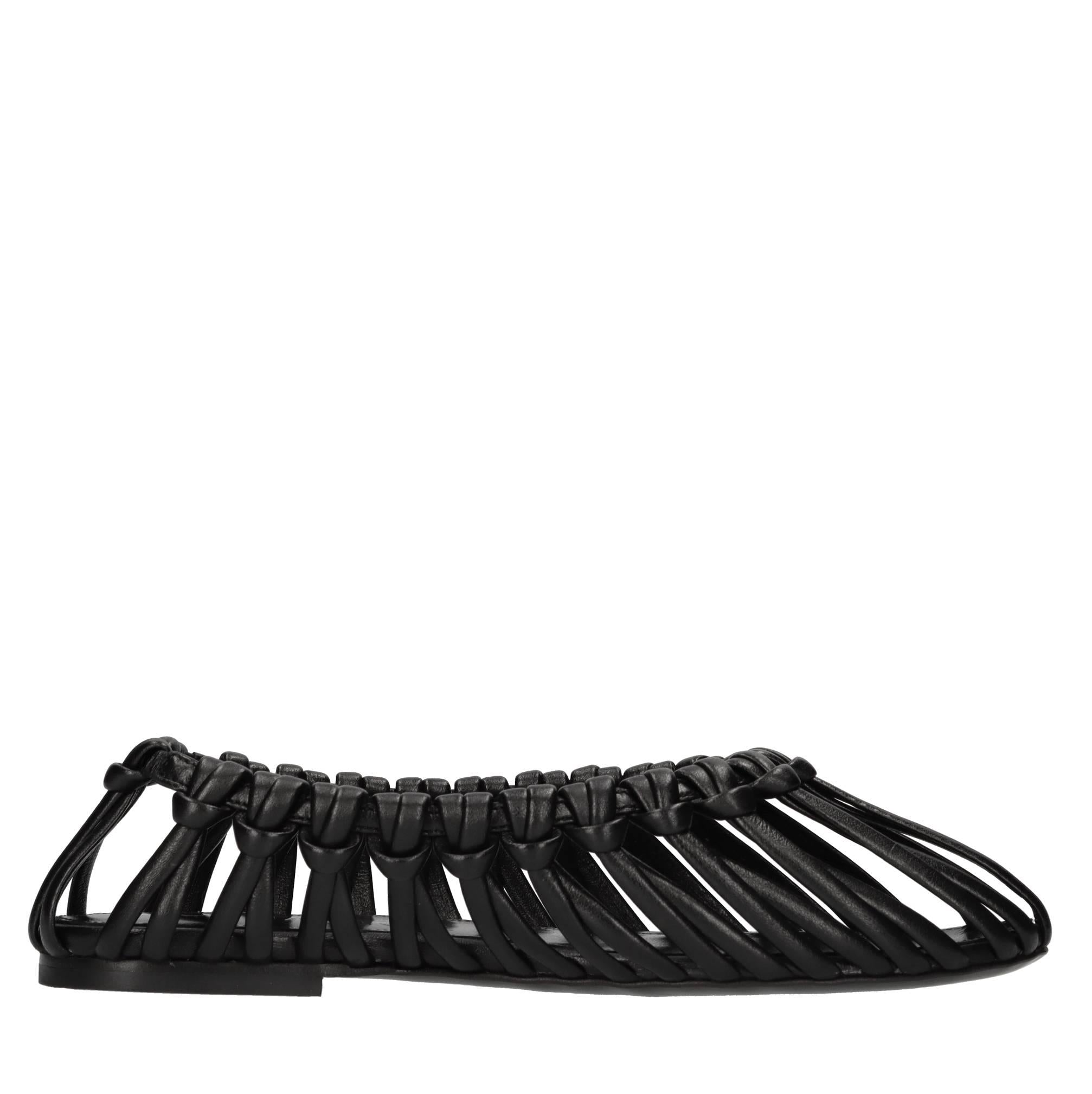 Ballerine in pelle 