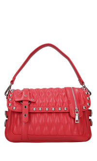 Borsa in ecopelle e borchie 