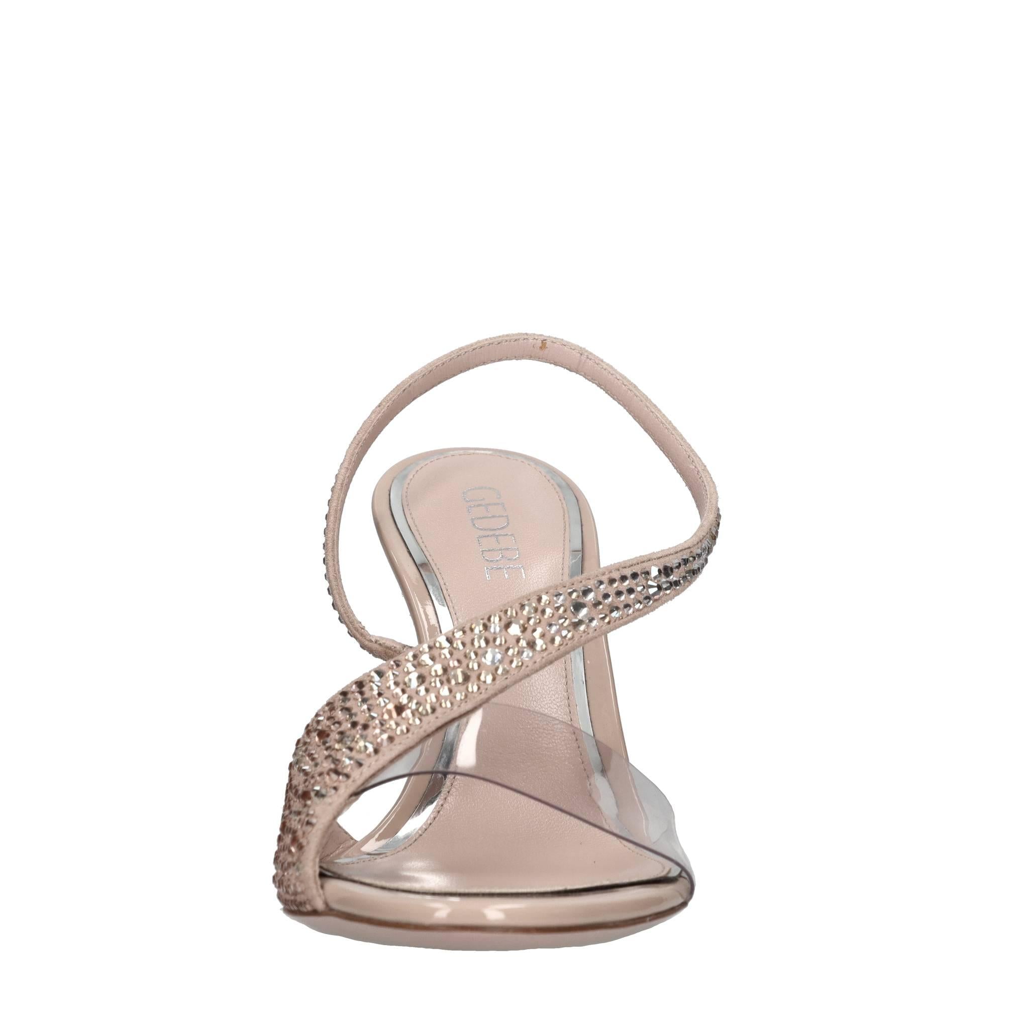 Sandali Candice in camoscio e strass 