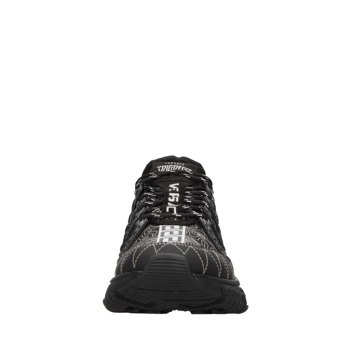 Sneakers in pelle e tessuto 