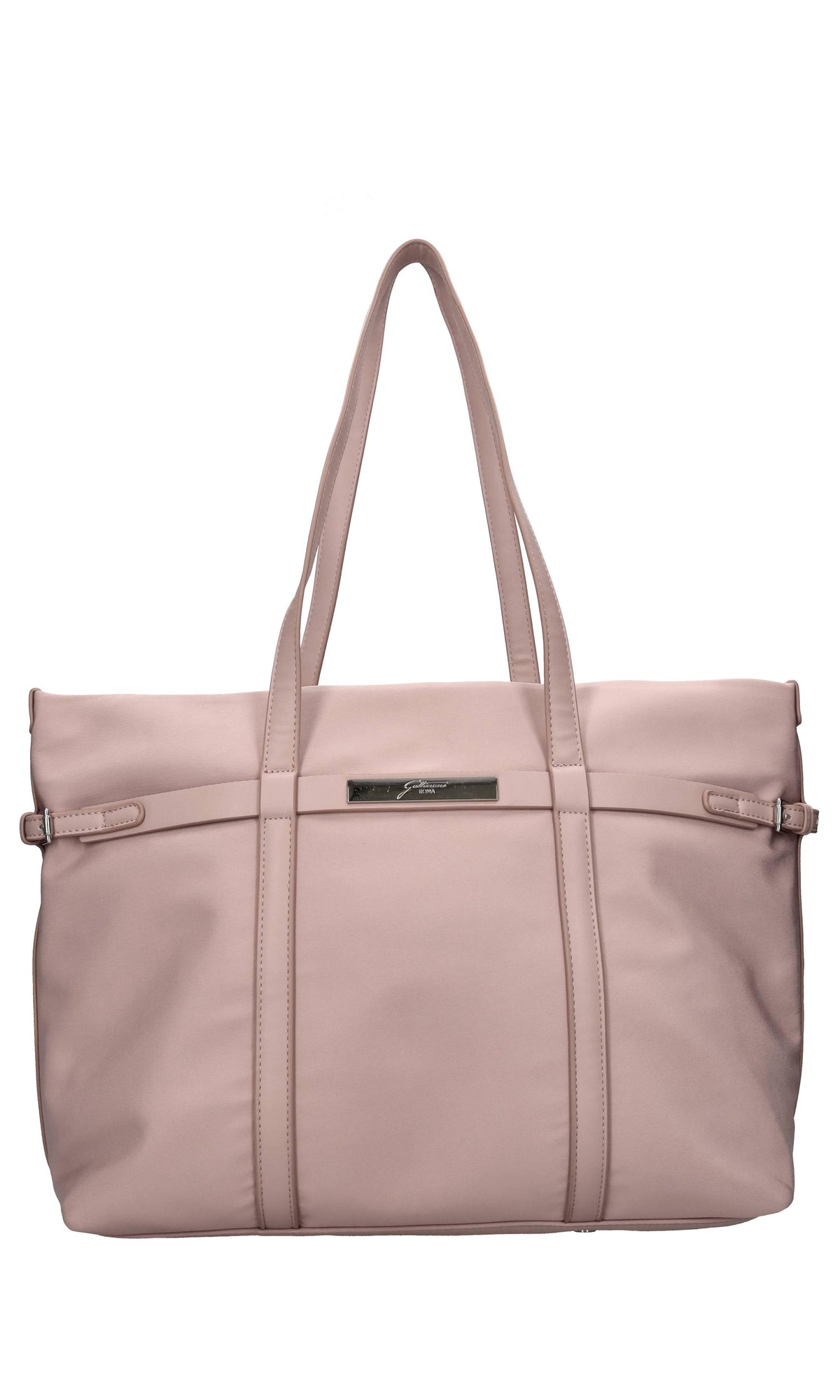 Borsa in tessuto ed ecopelle 