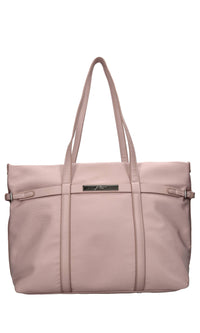 Borsa in tessuto ed ecopelle 