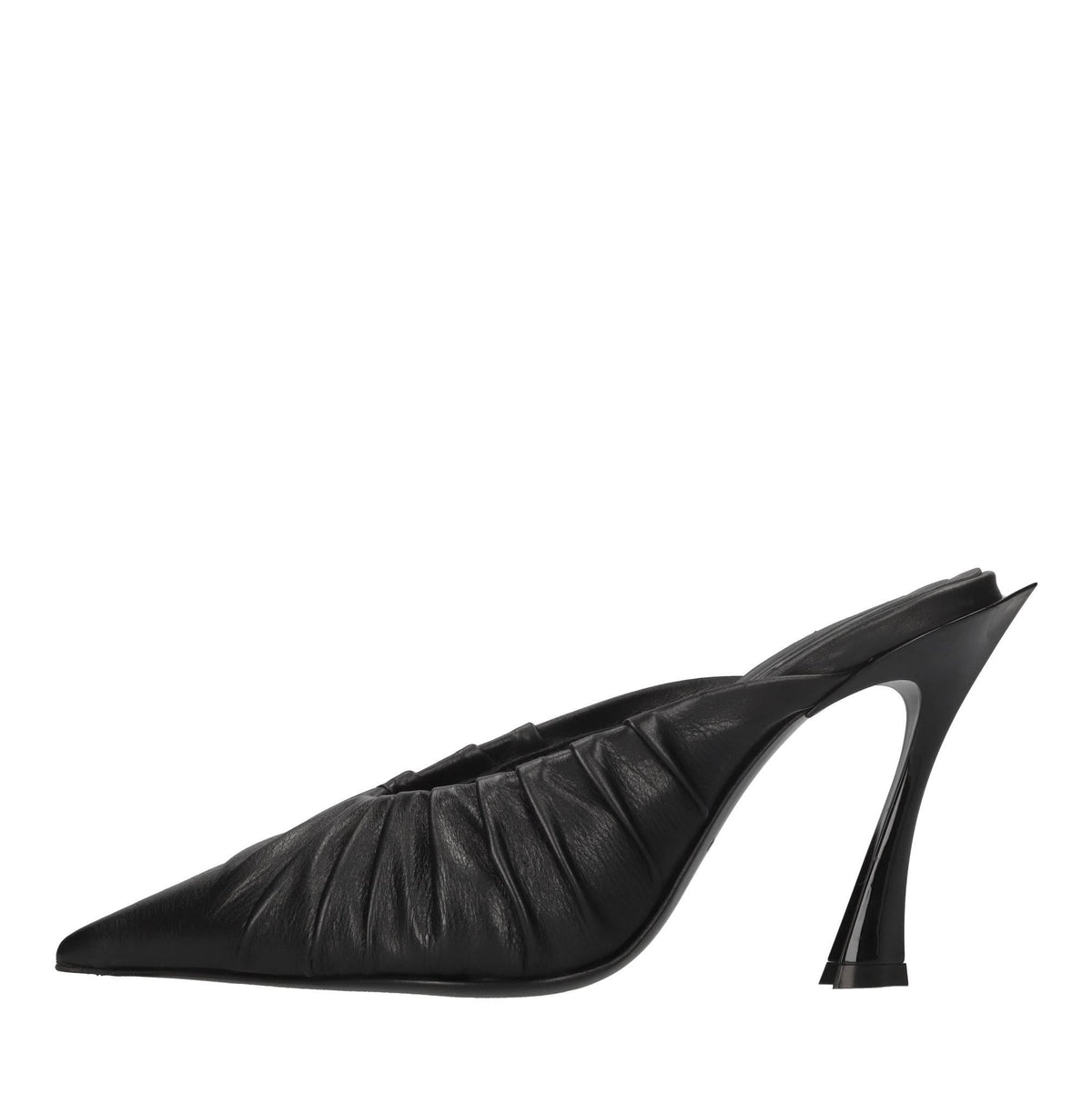 Sabot Draped in pelle 