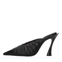Sabot Draped in pelle 