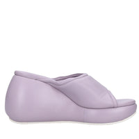 Mules Zeppa in pelle 